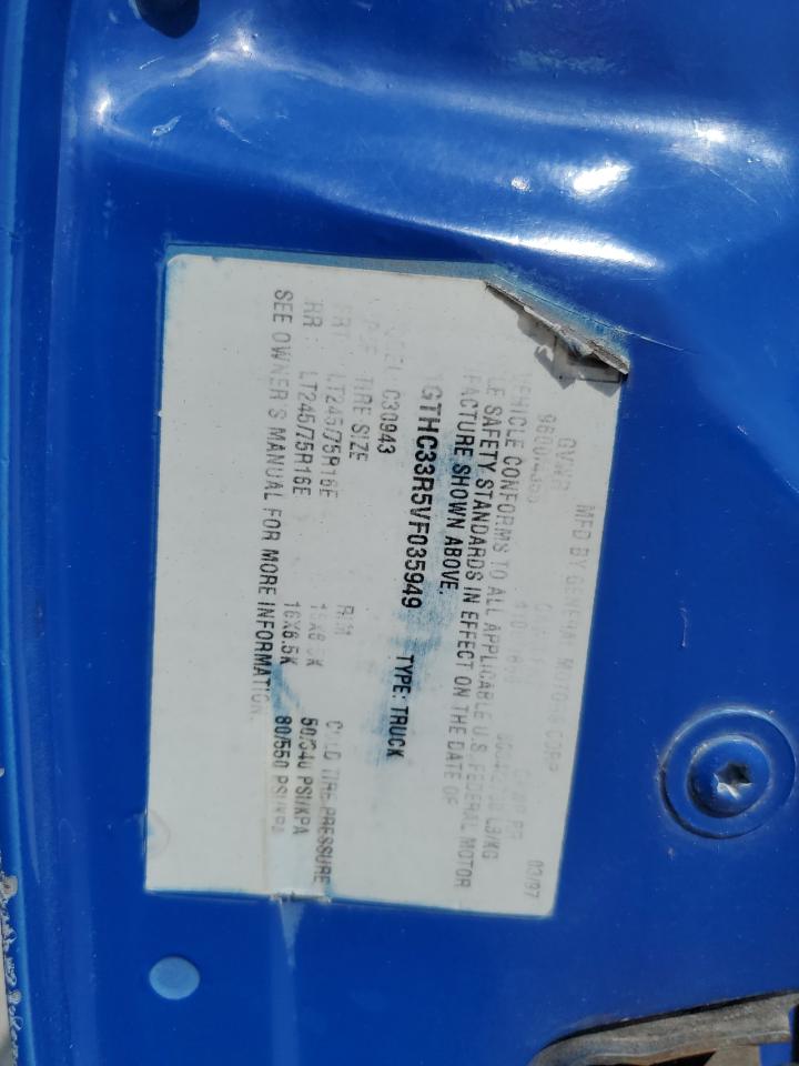 1GTHC33R5VF035949 1997 GMC Sierra C3500