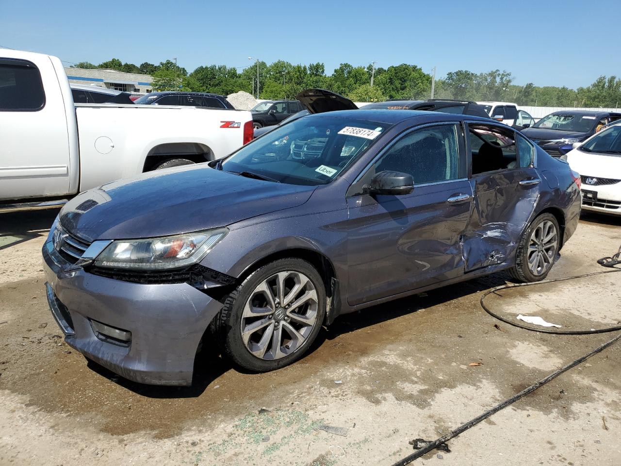 Lot #2768914158 2015 HONDA ACCORD SPO