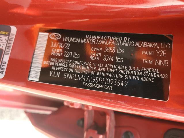 5NPLM4AG5PH093549 2023 Hyundai Elantra Sel