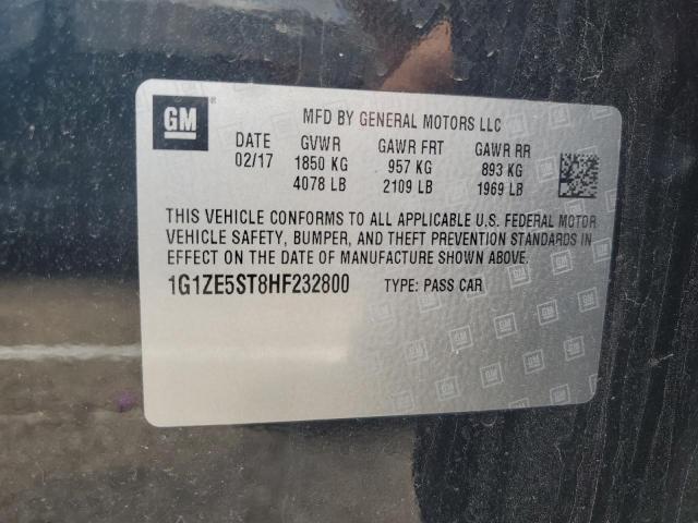 2017 Chevrolet Malibu Lt VIN: 1G1ZE5ST8HF232800 Lot: 60732374