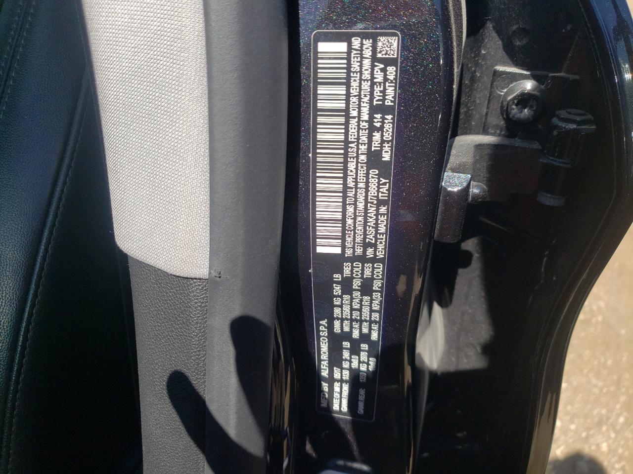 ZASFAKAN7J7B66870 2018 Alfa Romeo Stelvio