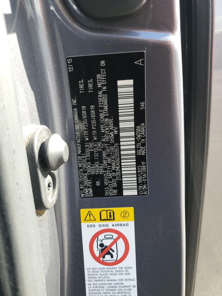 2T2BZMCA0GC009576 2016 Lexus Rx 350 Base