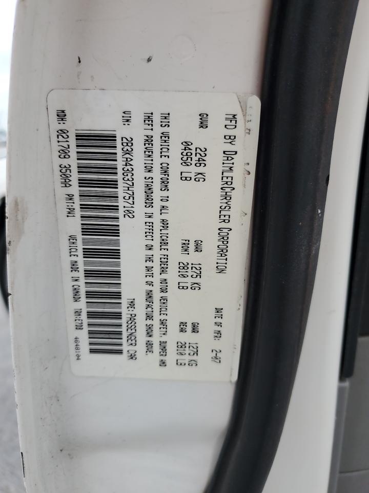 2B3KA43G37H757102 2007 Dodge Charger Se