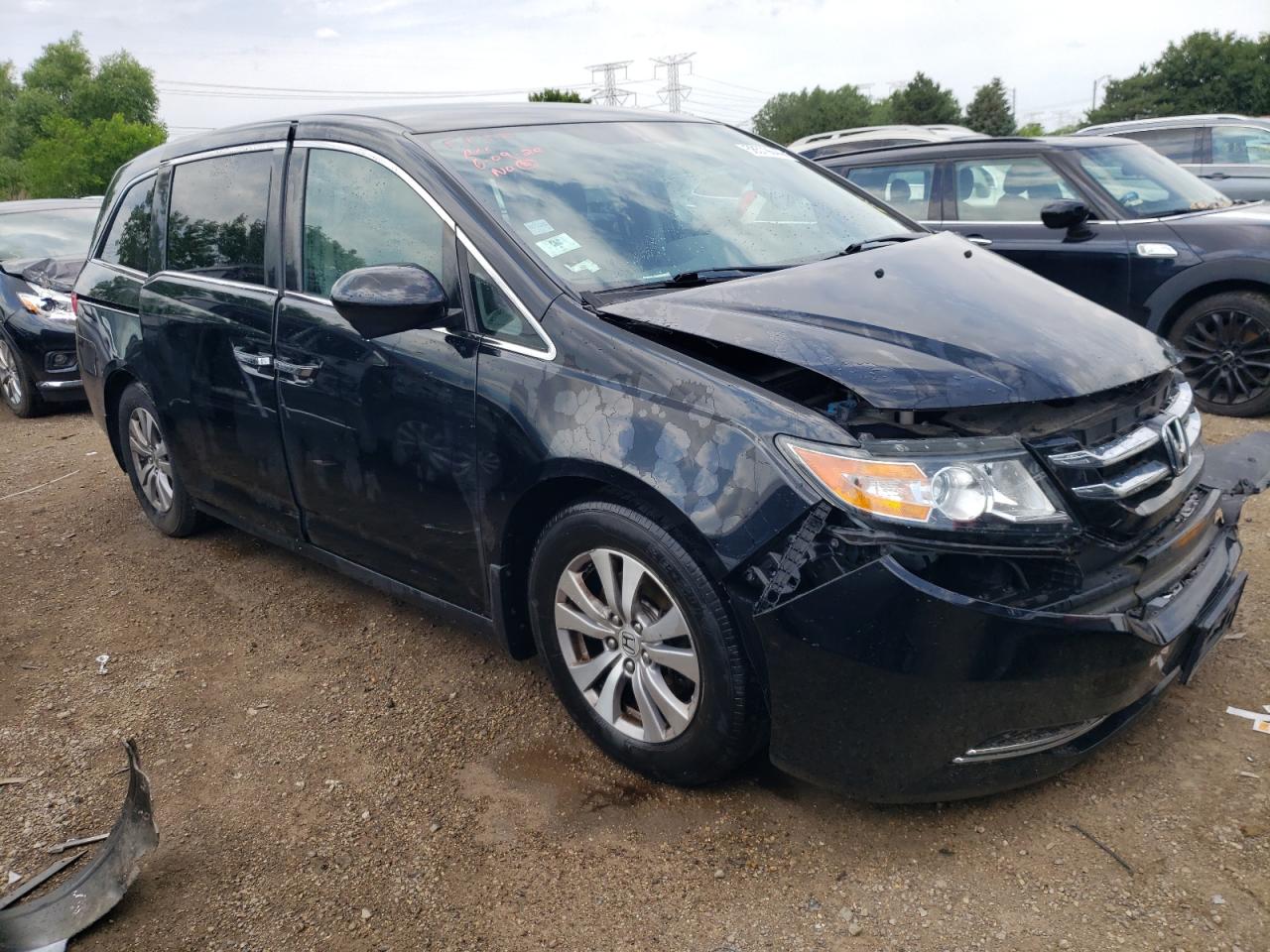 Lot #2945515118 2017 HONDA ODYSSEY SE