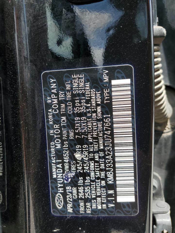 KM8J33A23JU747661 2018 Hyundai Tucson Value