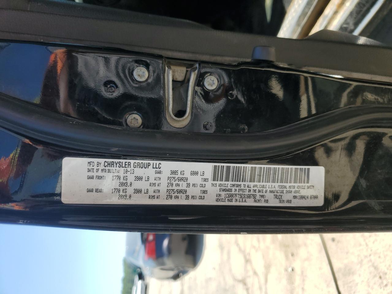 1C6RR7FT5ES168792 2014 Ram 1500 St