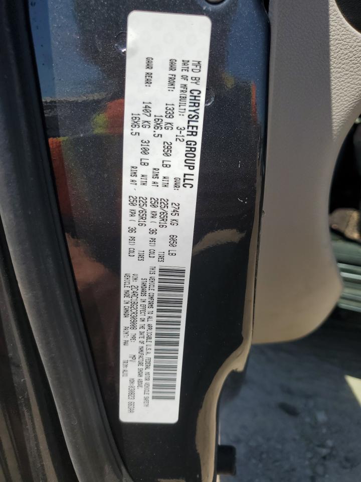 2C4RC1BG2CR309008 2012 Chrysler Town & Country Touring