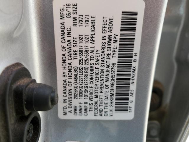 2HKRM3H46GH552796 2016 Honda Cr-V Se