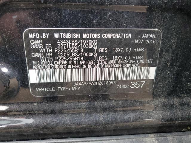 JA4AR3AW2HZ018953 2017 MITSUBISHI OUTLANDER - Image 12