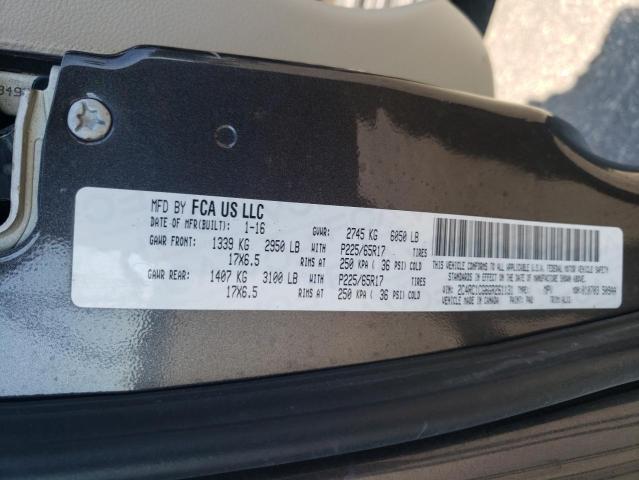 2016 Chrysler Town & Country Touring L VIN: 2C4RC1CG6GR261131 Lot: 58635234