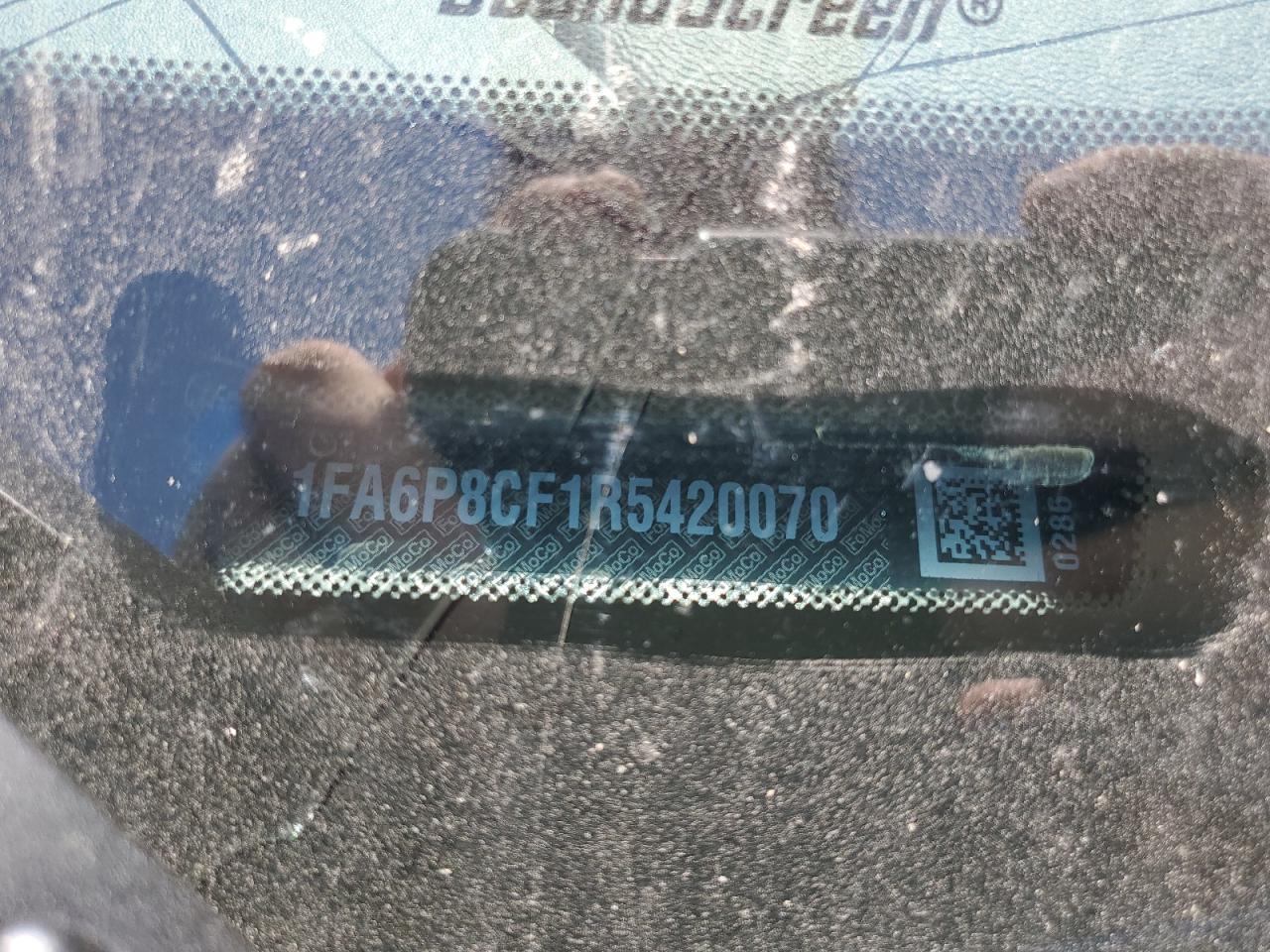 1FA6P8CF1R5420070 FORD MUSTANG 2024