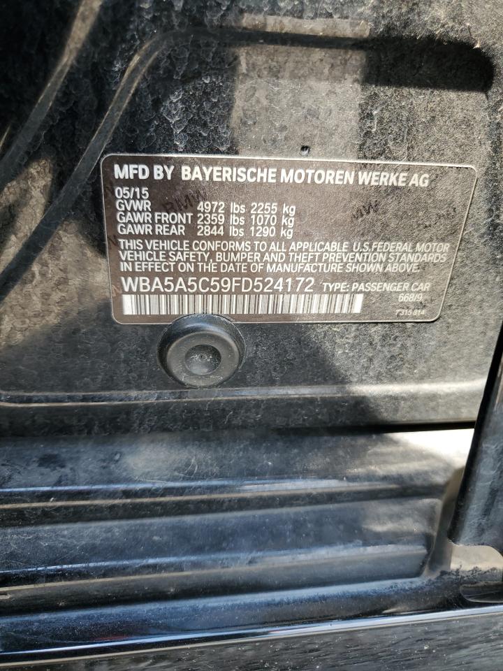WBA5A5C59FD524172 2015 BMW 528 I