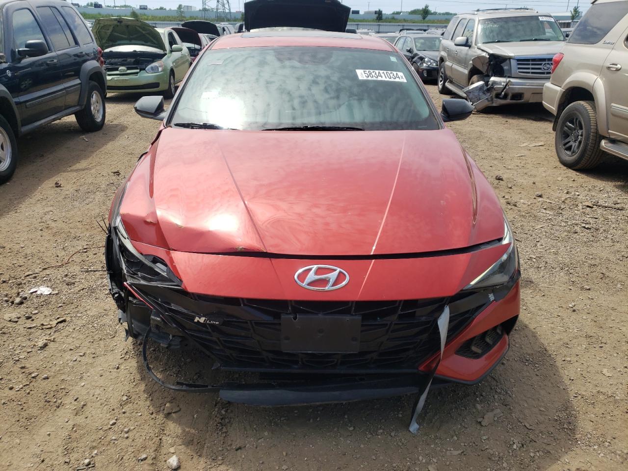 Lot #2940696490 2021 HYUNDAI ELANTRA N