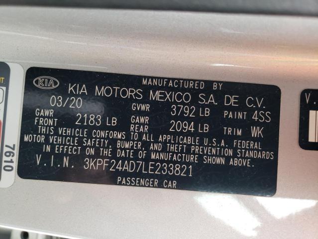 2020 KIA FORTE FE - 3KPF24AD7LE233821