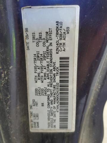 1999 Toyota Tacoma VIN: 4TANL42NXXZ419102 Lot: 57902444