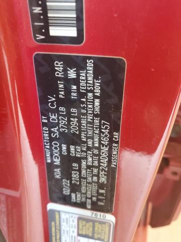 2022 KIA FORTE FE - 3KPF24AD6NE465457
