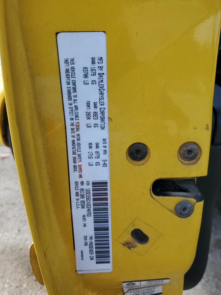 1B3ES56C43D240763 2003 Dodge Neon Sxt