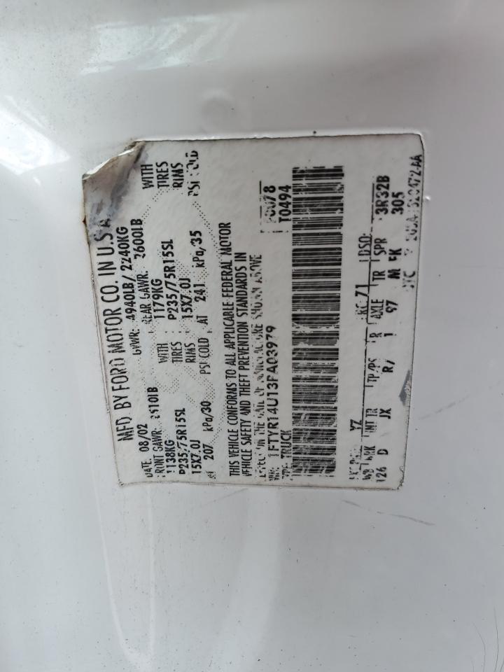 1FTYR14U13PA03979 2003 Ford Ranger Super Cab