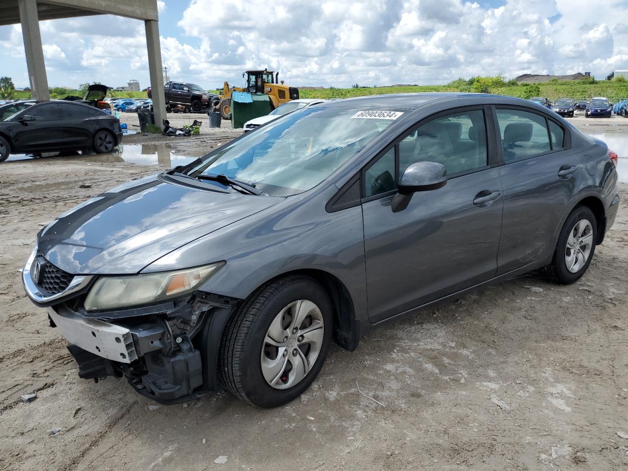 2013 Honda Civic Lx vin: 19XFB2F58DE096590