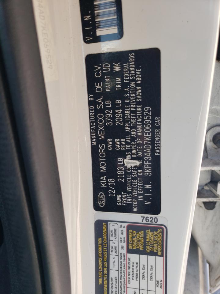 3KPF34AD7KE069529 2019 Kia Forte Gt Line