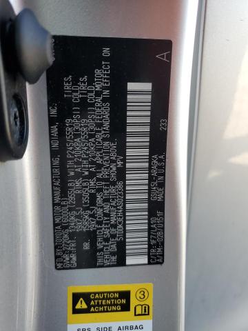 2010 Toyota Highlander Limited VIN: 5TDDK3EH4AS023386 Lot: 59825564