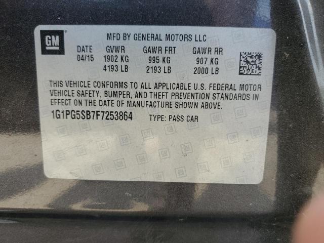 2015 CHEVROLET CRUZE LTZ - 1G1PG5SB7F7253864