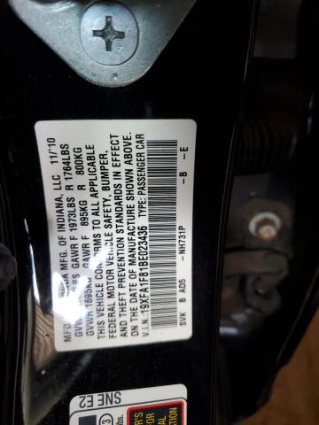 19XFA1F81BE023436 2011 Honda Civic Ex