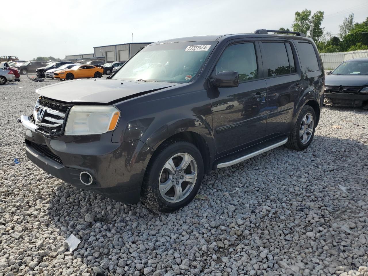 5FNYF4H59DB018450 2013 Honda Pilot Exl