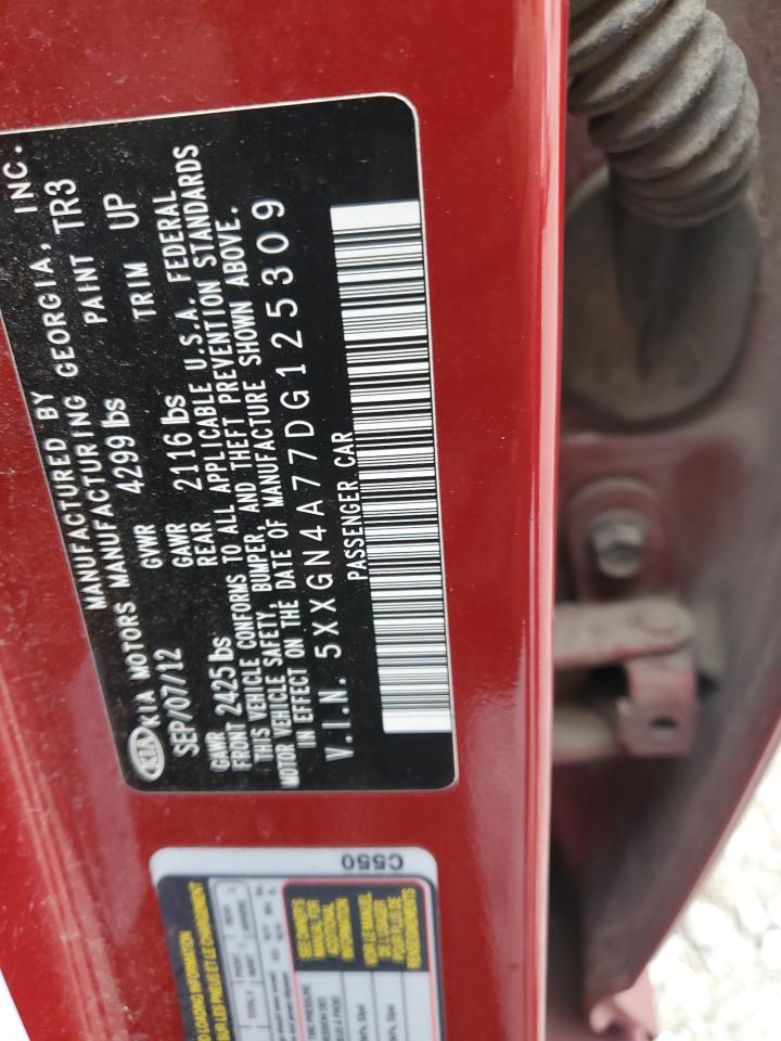 5XXGN4A77DG125309 2013 Kia Optima Ex