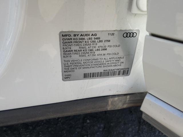 VIN WA1EAAFY9P2057375 2023 Audi Q5, Premium Plus 45 no.12