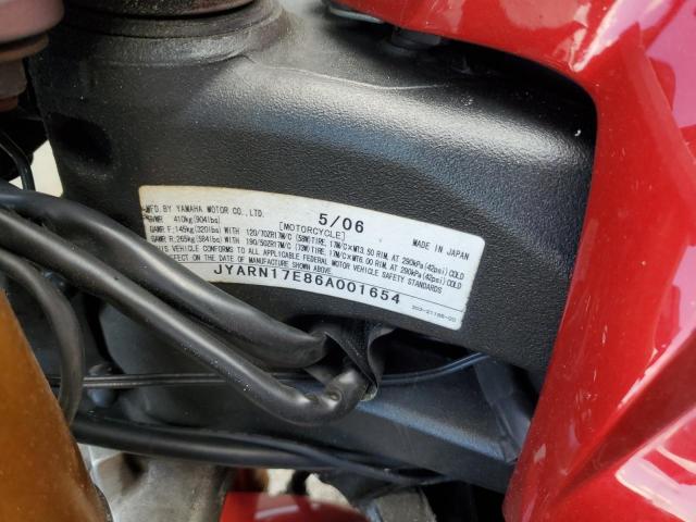 2006 YAMAHA FZ1 S JYARN17E86A001654