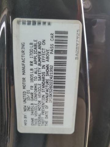 2002 Chevrolet Geo Prizm Base VIN: 1Y1SK52822Z421392 Lot: 59789134