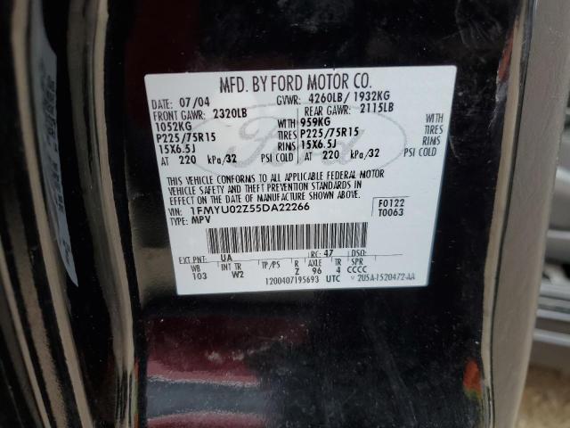 2005 Ford Escape Xls VIN: 1FMYU02Z55DA22266 Lot: 60928364