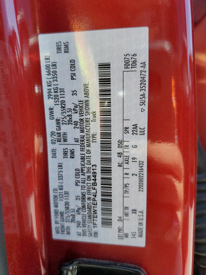 1FTEW1EP4LFB44913 FORD F-150 2020