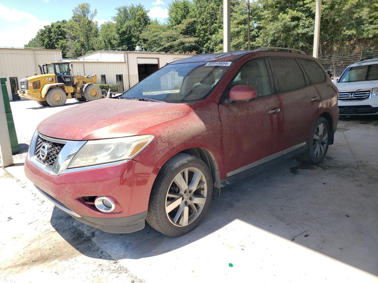 2014 Nissan Pathfinder S vin: 5N1AR2MM5EC615857