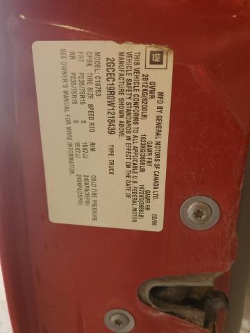 1998 Chevrolet Gmt-400 C1500 VIN: 2GCEC19R0W1218439 Lot: 59935004