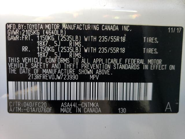 2T3RFREV0JW723990 2018 TOYOTA RAV 4 - Image 13