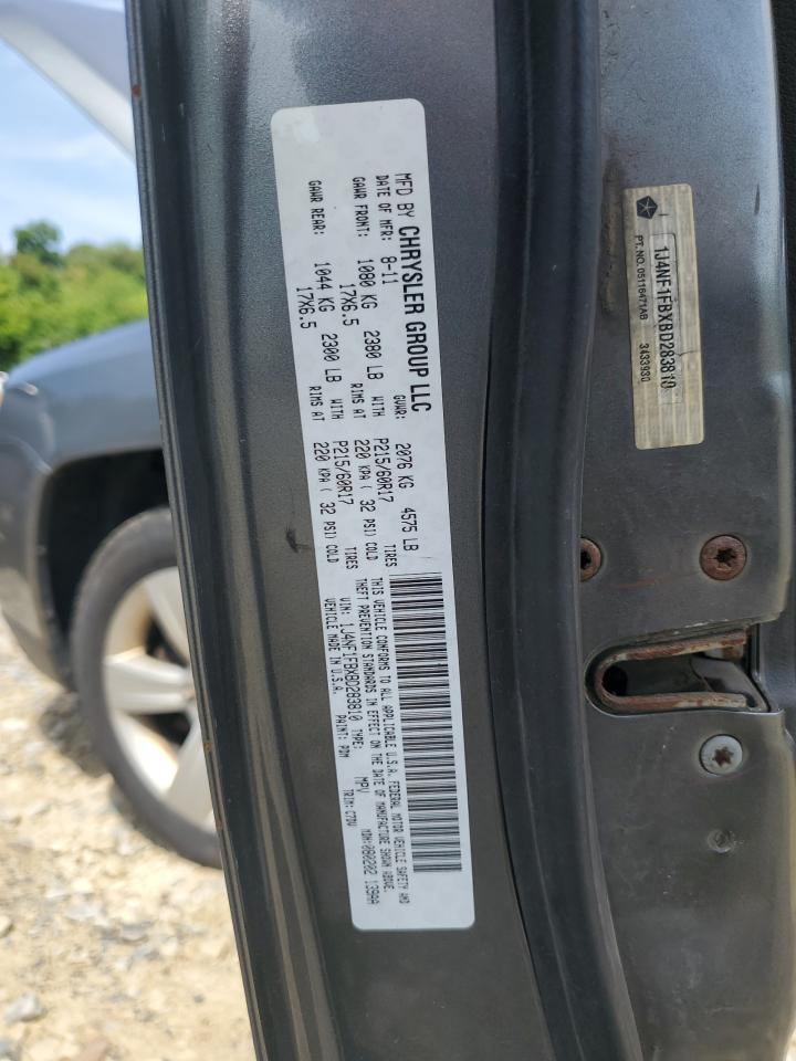 1J4NF1FBXBD283810 2011 Jeep Compass Sport