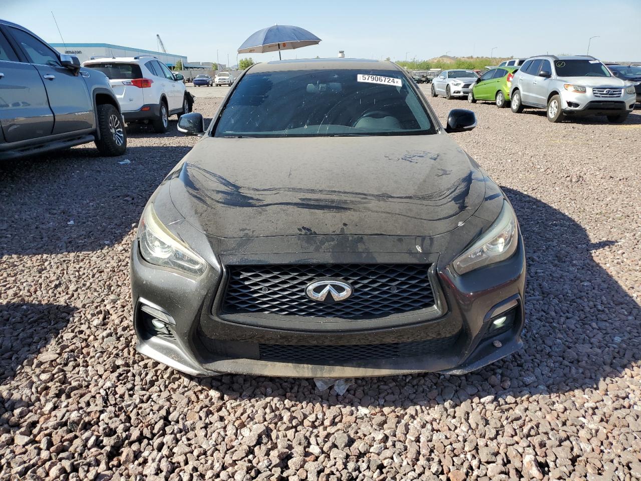 JN1FV7AP1JM460376 2018 Infiniti Q50 Red Sport 400