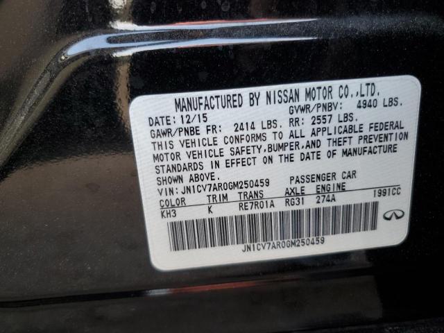 2016 Infiniti Q50 Base VIN: JN1CV7AR0GM250459 Lot: 58073994