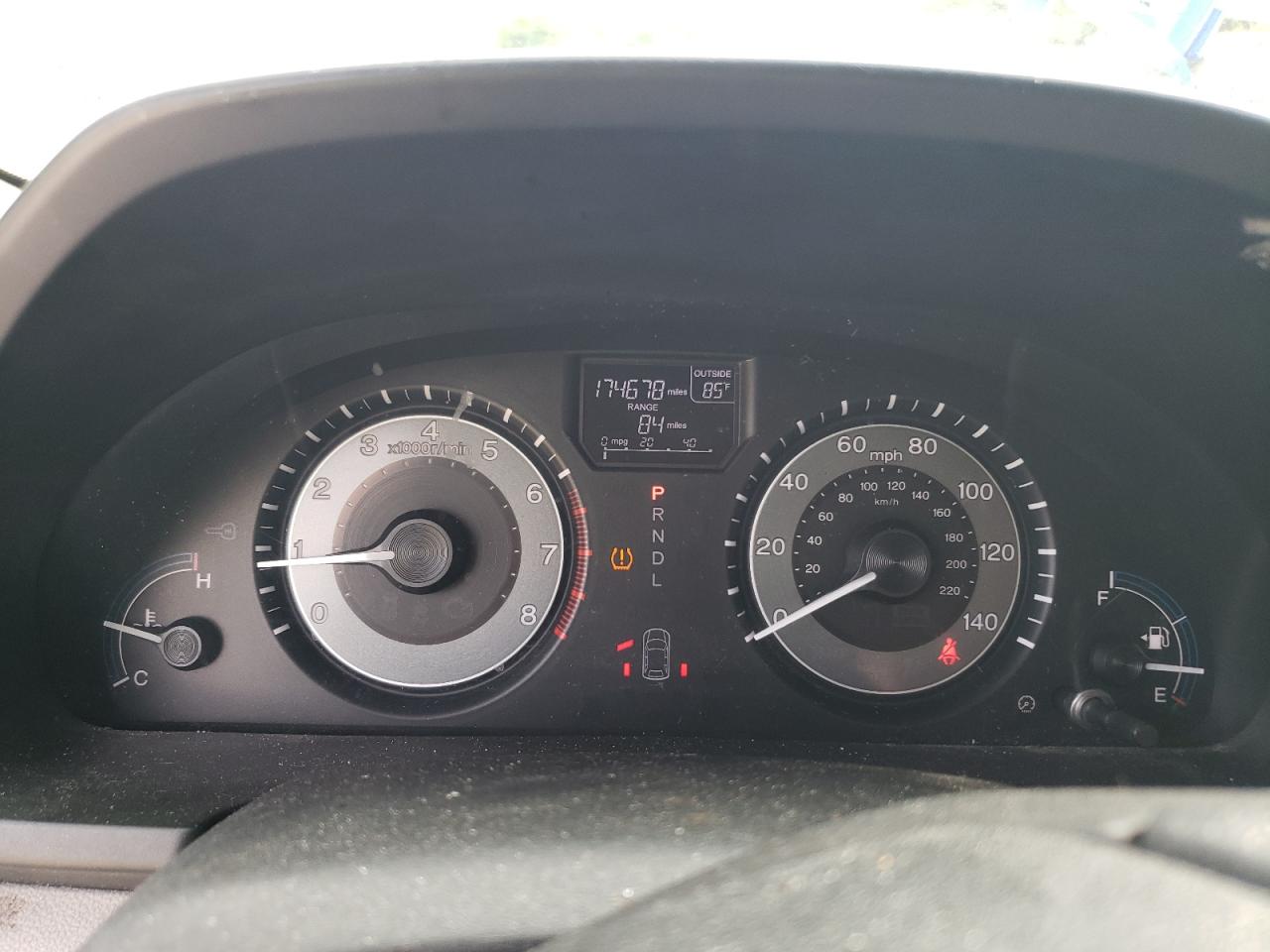 5FNRL5H66CB107726 2012 Honda Odyssey Exl