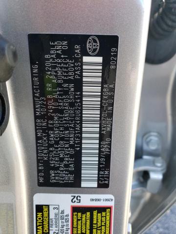 2024 TOYOTA CAMRY XLE - 4T1F31AK4RU625414