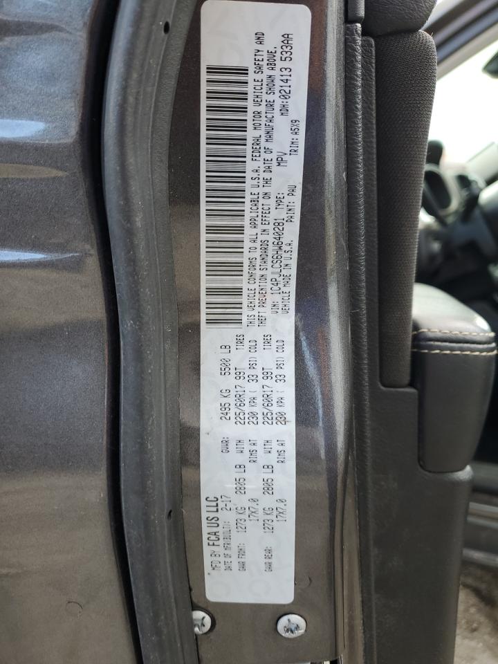 1C4PJLCS6HW640281 2017 Jeep Cherokee Latitude