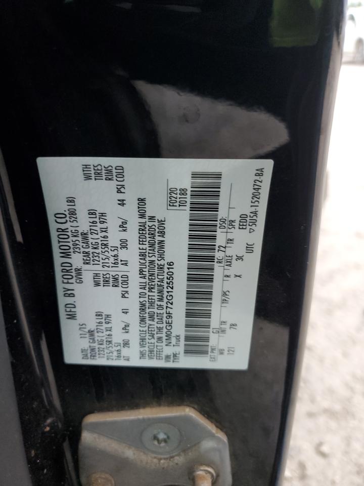 NM0GE9F72G1255016 FORD TRANSIT 2016