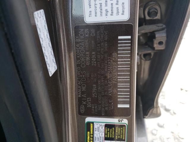 2014 Kia Cadenza Premium VIN: KNALN4D76E5146827 Lot: 59228094