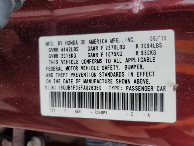 2015 ACURA TLX - 19UUB1F35FA026360