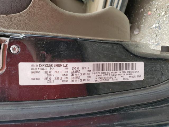 2014 Chrysler Town & Country Touring VIN: 2C4RC1BG9ER423641 Lot: 60336674