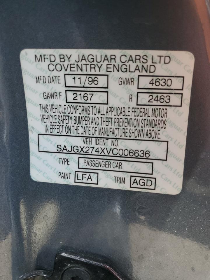SAJGX274XVC006636 1997 Jaguar Xk8