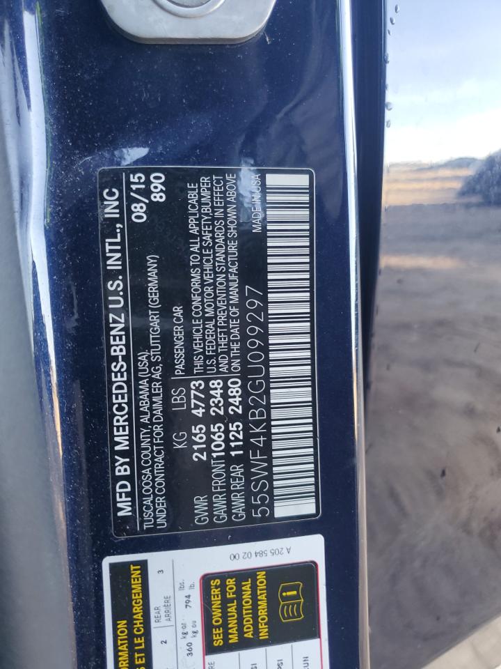 55SWF4KB2GU099297 2016 Mercedes-Benz C 300 4Matic