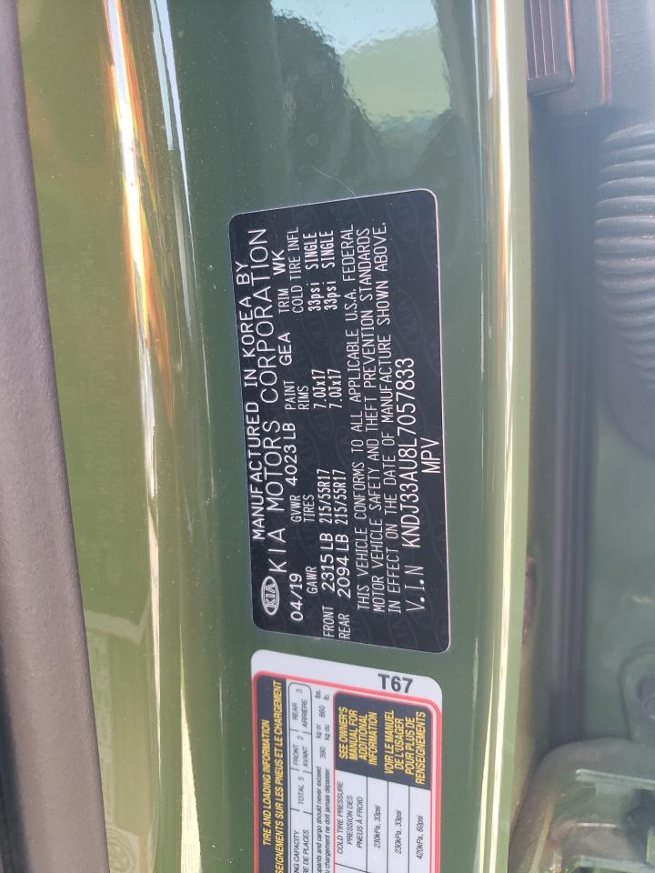 KNDJ33AU8L7057833 2020 Kia Soul Ex